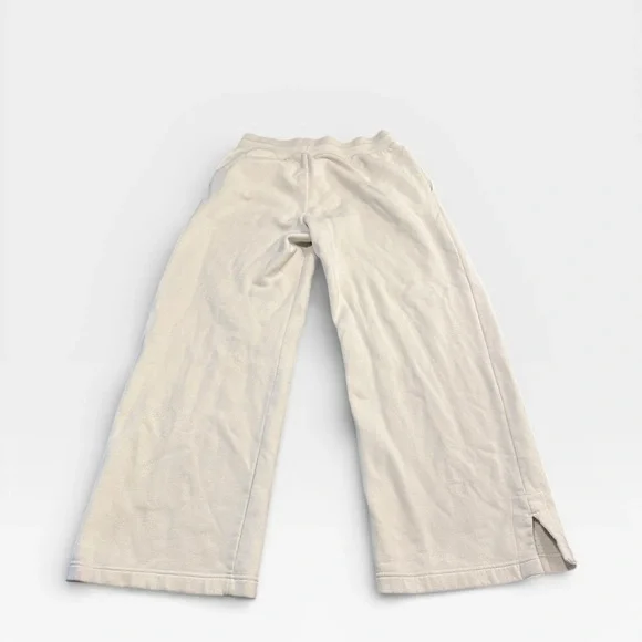 Nike Women’s Cream High Waisted Wide Leg Sweatpants Large - Picture 5 of 7